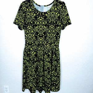 Lularoe Amelia fit and flare dress